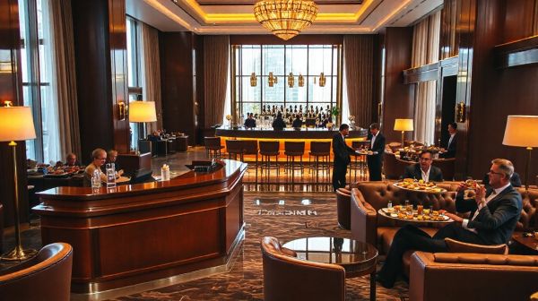 Meilleures options d'hôtels avec bar pour les hommes d'affaires