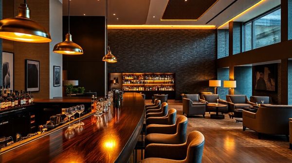 Meilleures options d'hôtels avec bar pour les hommes d'affaires